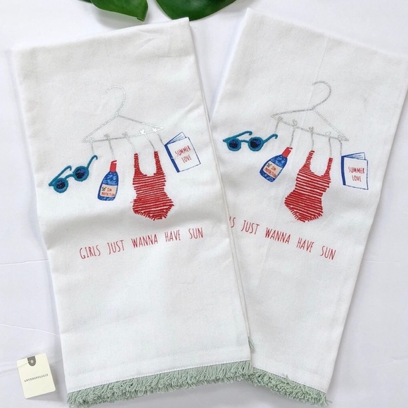 Anthropologie Other - Anthropologie Atelier Mave Set of Two Dish Towels
